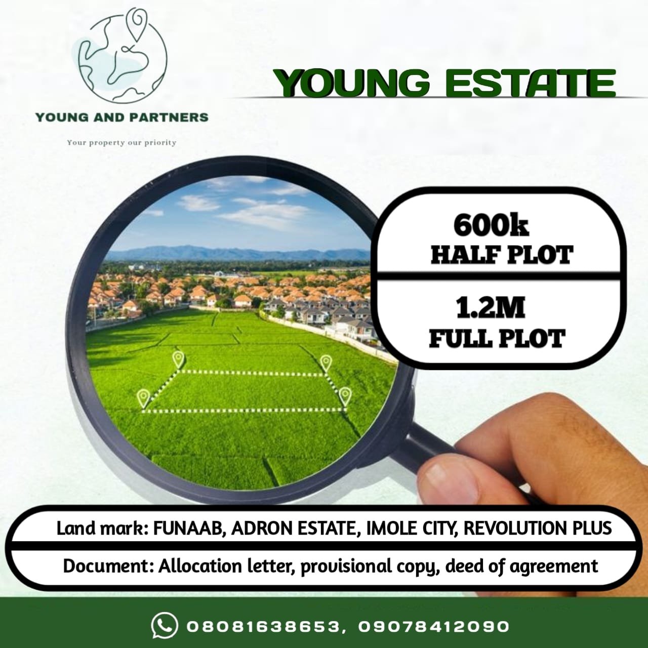 Plots of land at Alabata