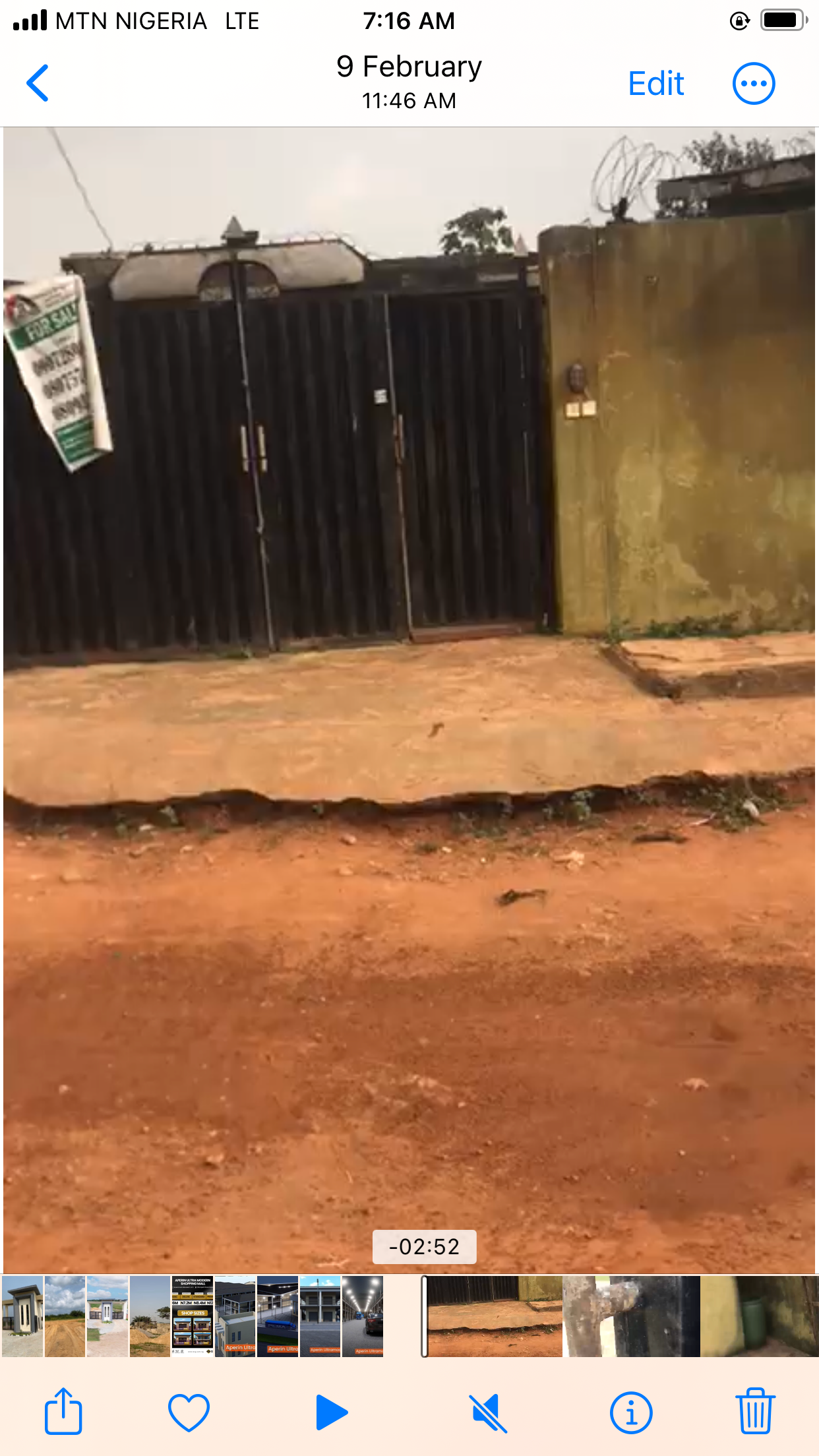 Entrance to the he compound